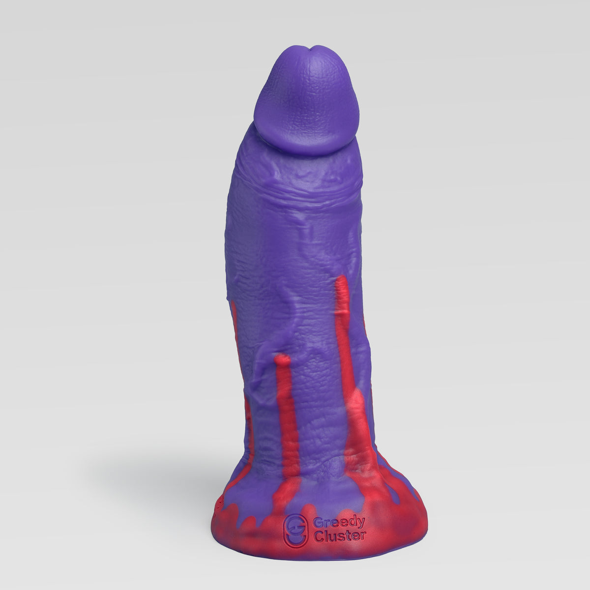 GreedyCluster THUG realistic dildo in VERITASERUM purple red Halloween 2026 poison color | Pick Your Poison