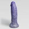 GreedyCluster WOLVERINE mechanical alien fantasy dildo in HYPERBLUE silver and blue color