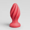 GREEDYHOLE STOPPER 00 hollow butt plug in Scarlett color for hollow butt plugs and tunnel butt plug