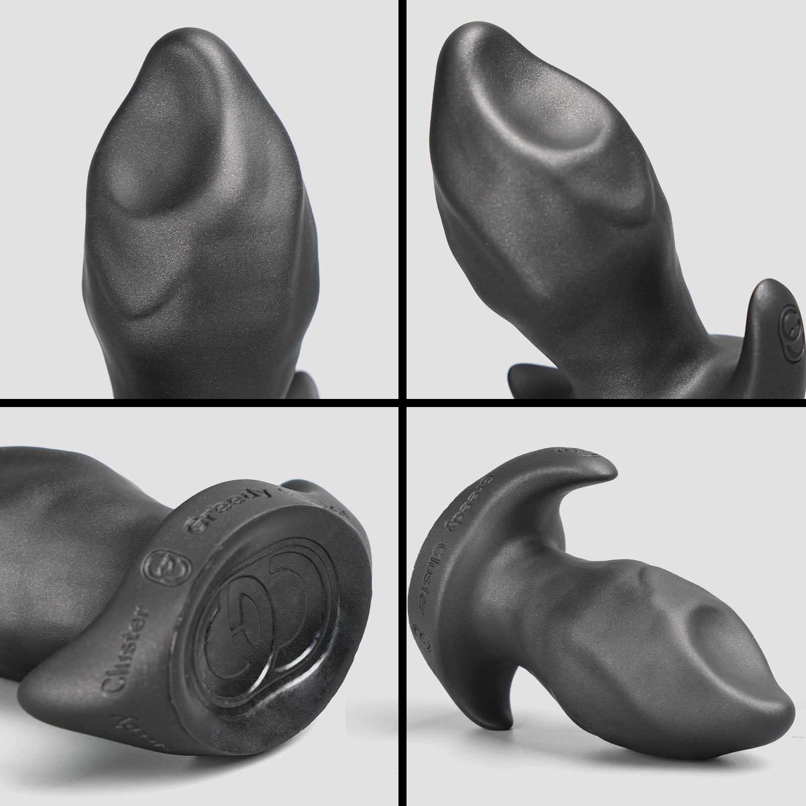GREEDYHOLE STOPPER 01 PRO hollow butt plug detail image showing hollow channel, base, and tunnel plug details