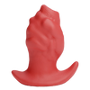 GREEDYHOLE TUNNEL PLUG 04 hollow butt plug color options in Scarlett, Azure, Rust, Charcoal silicone