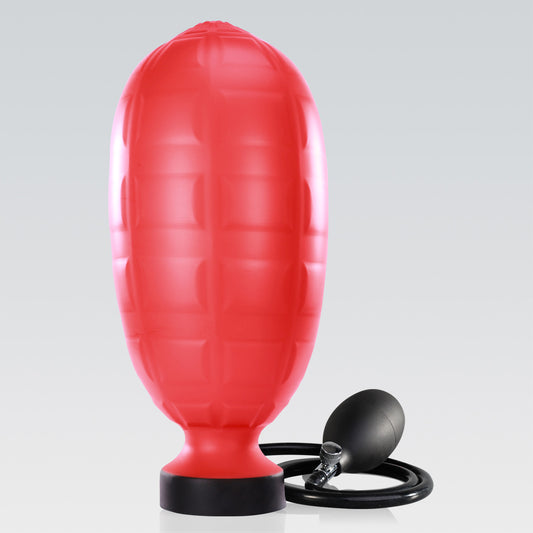 Greedynade Inflatable Butt Plug inflatable butt plug detail image showing product shape, texture, and body-safe silicone detail
