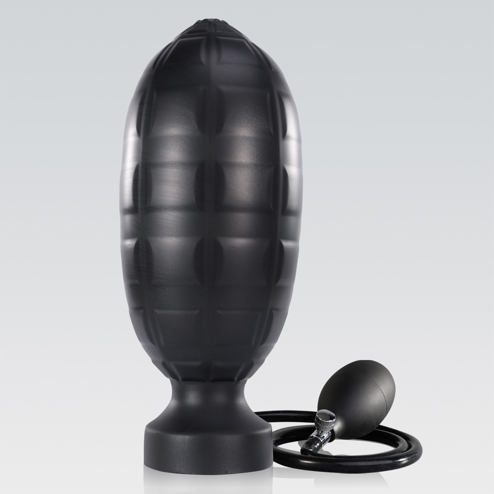 Greedynade Inflatable Butt Plug inflatable butt plug detail image showing product shape, texture, and body-safe silicone detail
