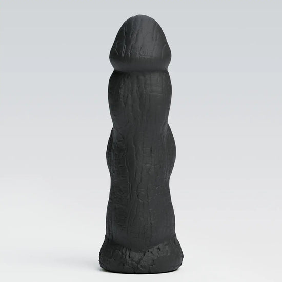 HADES- FANTASY DILDO huge dildo detail image showing fantasy texture, sculpted shape, and body-safe silicone finish