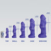 HADES- FANTASY DILDO huge dildo detail image showing fantasy texture, sculpted shape, and body-safe silicone finish