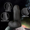 HARKONEN - ALIEN FANTSY DILDO alien dildo detail image showing fantasy texture, sculpted shape, and body-safe silicone finish
