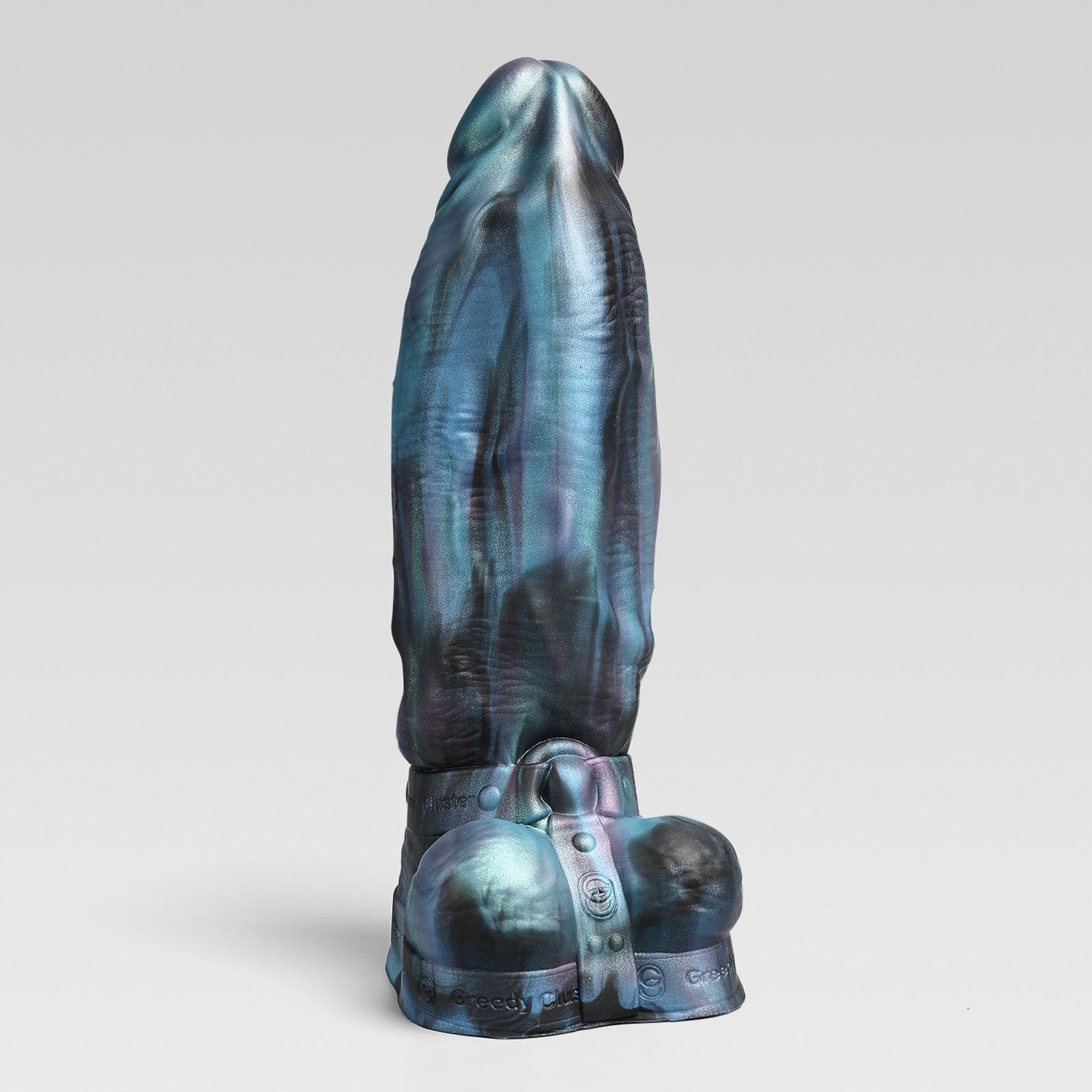 HARNESS - REALISTIC DILDO strap on dildo detail image showing lifelike texture, veins, shape, and body-safe silicone finish