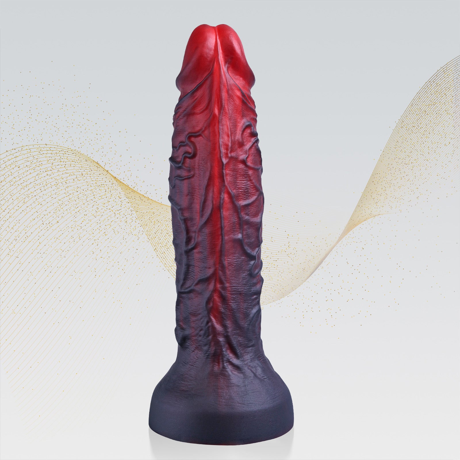 LUKAS - REALISTIC BBG019 realistic dildo detail image showing lifelike texture, veins, shape, and body-safe silicone finish