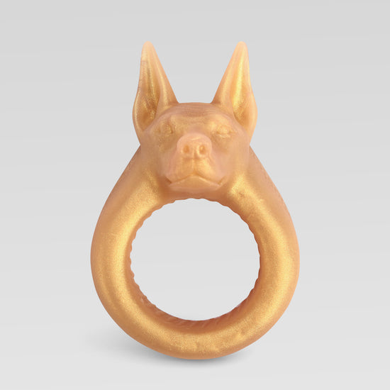 O-RING 03 cock ring detail image showing fantasy texture, sculpted shape, and body-safe silicone finish