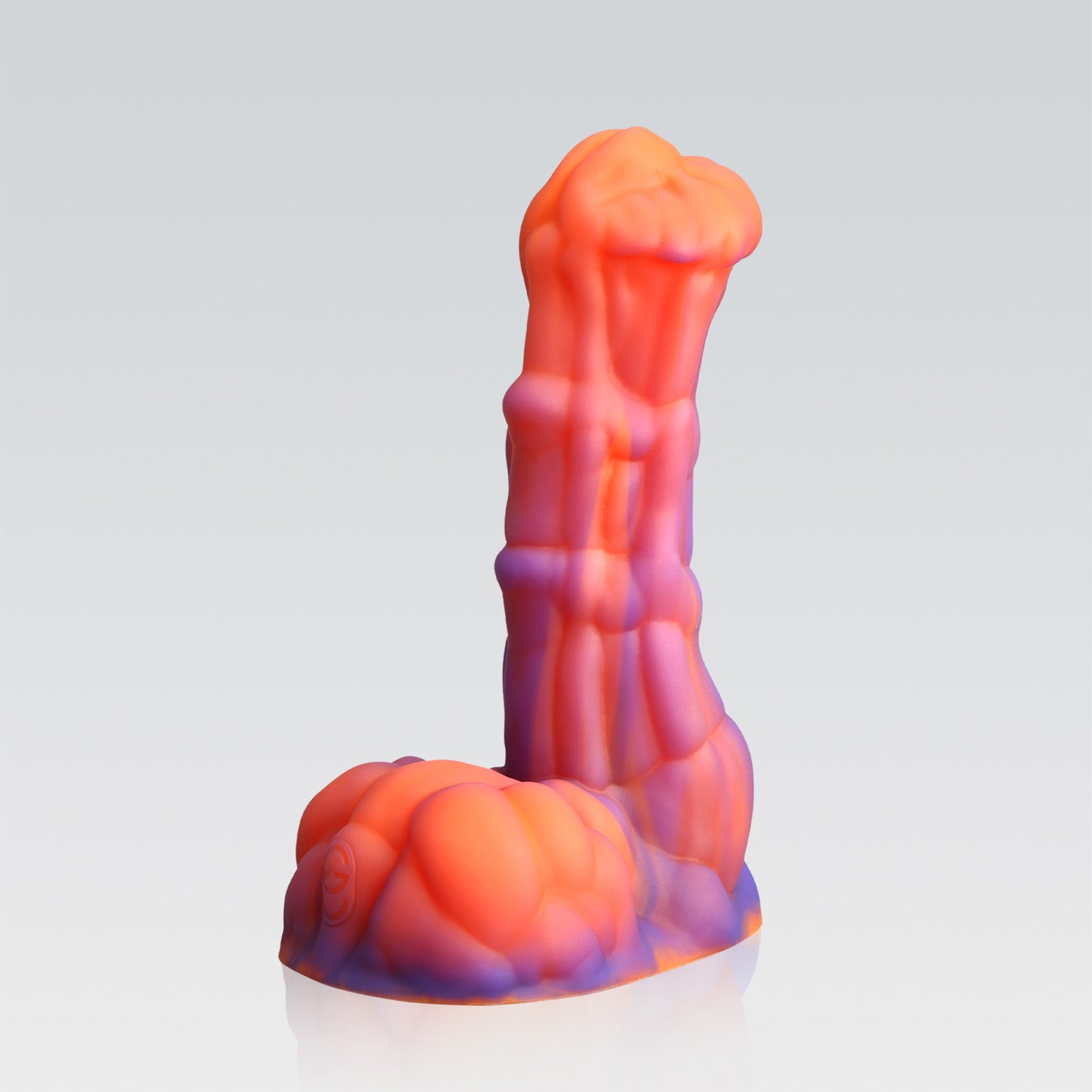 PEGASUS DILDO fantasy dildo color options in Scarlett, Azure, Charcoal, Rust, Lava, Hex silicone