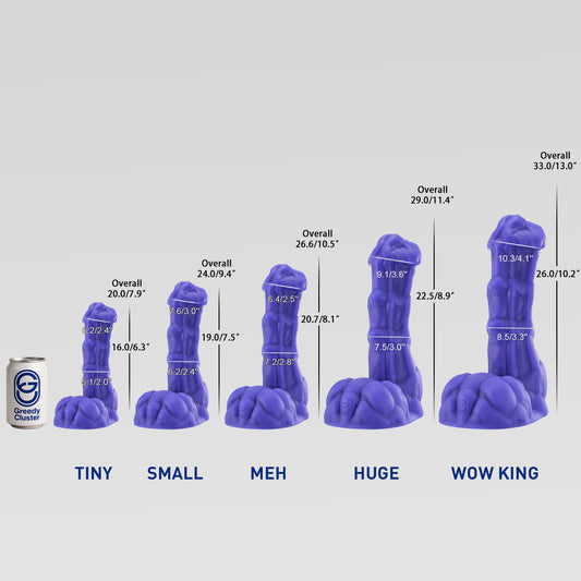 PEGASUS DILDO fantasy dildo detail image showing fantasy texture, sculpted shape, and body-safe silicone finish