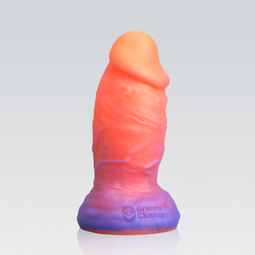 PHAT - REALISTIC DILDO realistic dildo color options in Scarlett, Azure, Rust, Charcoal, Lava, Eclipse silicone