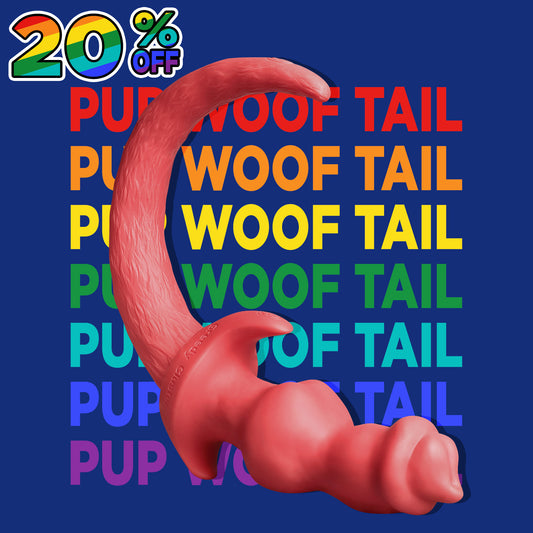 PUP WOOF TAIL PLUG - 3 SIZES