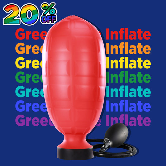 Greedynade Inflatable Butt Plug - 2 SIZES