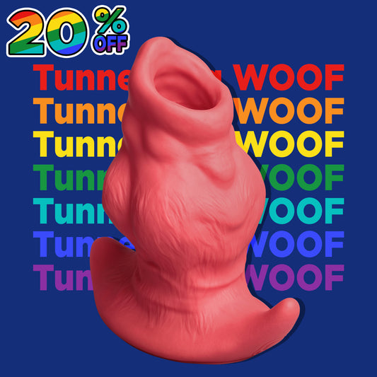 GreedyHole Tunnel Plug WOOF - 5 SIZES