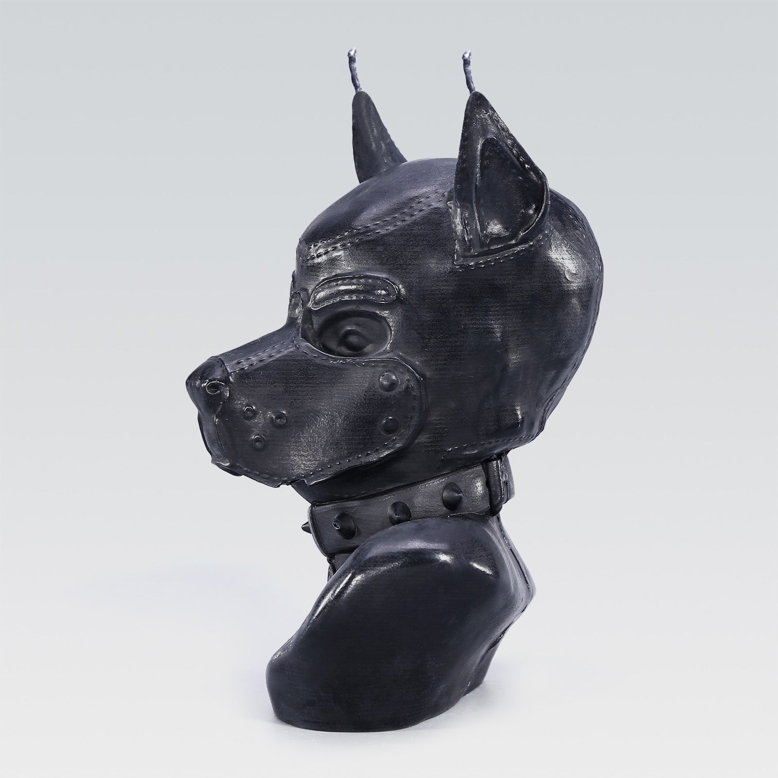 PUP DAVID CANDLE adult toy accessories detail image showing tail shape, wearable base, and pup play detail