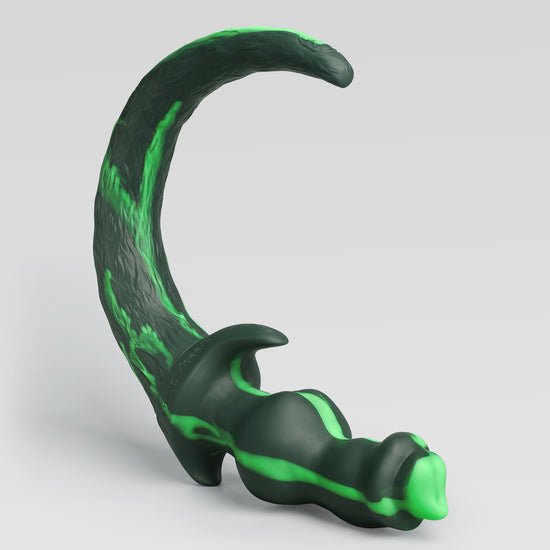 PUP WOOF TAIL PLUG in AMORTENTIA dark green color, SKU series GC-GJW-MLS