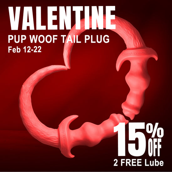 pup woof tail plug valentine sale