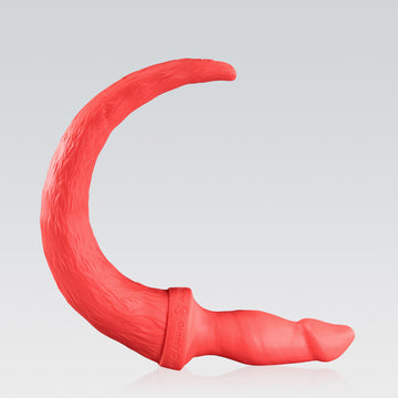 PUPPY BOI PLUG public butt plug in Scarlett color for public buttplug and wearable butt plug