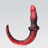 PUPPY BOI PLUG public butt plug detail image showing hollow channel, base, and tunnel plug details