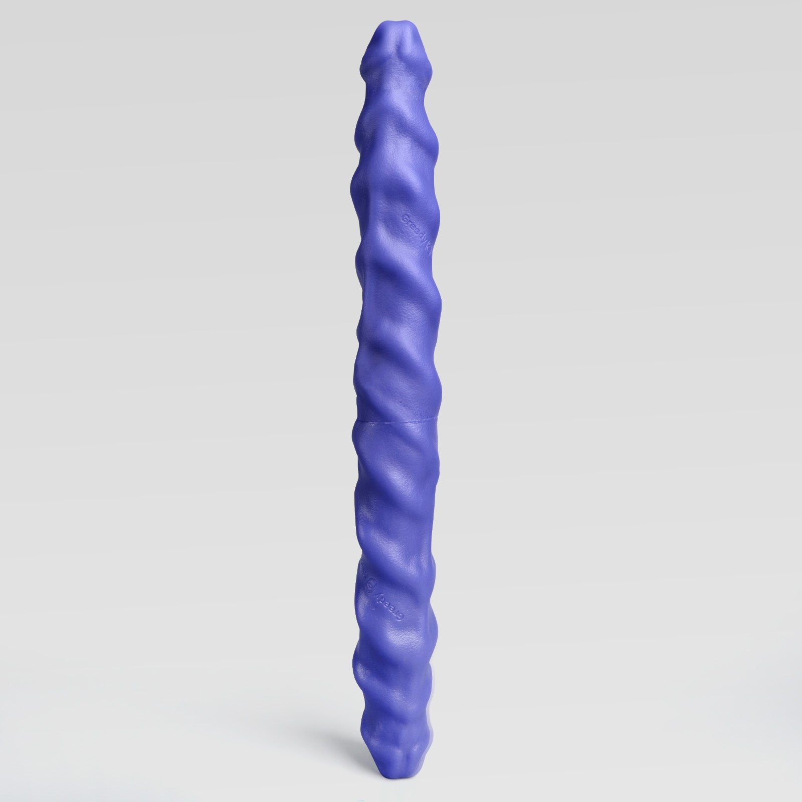 RAM TWIN double dildo detail image showing fantasy texture, sculpted shape, and body-safe silicone finish
