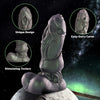 ROBOCOP - ALIEN FANTASY DILDO alien dildo detail image showing fantasy texture, sculpted shape, and body-safe silicone finish