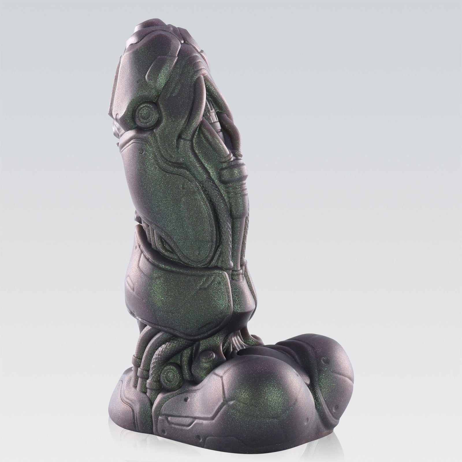 ROBOCOP - ALIEN FANTASY DILDO alien dildo detail image showing fantasy texture, sculpted shape, and body-safe silicone finish
