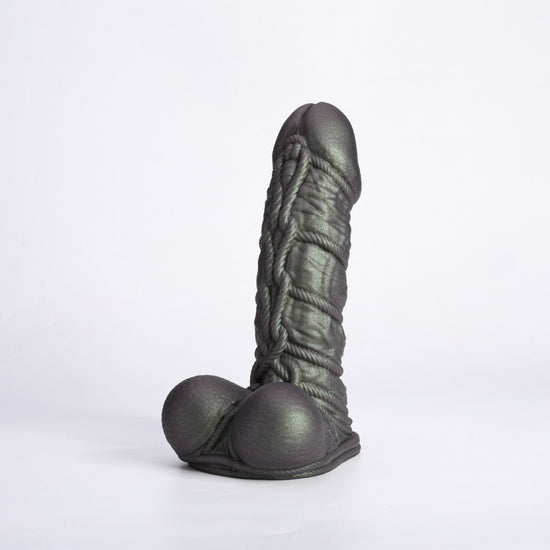 SHIBARI - REALISTIC DILDO realistic dildo detail image showing lifelike texture, veins, shape, and body-safe silicone finish
