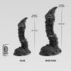 STINGER - ALIEN FANTASY DILDO alien dildo detail image showing fantasy texture, sculpted shape, and body-safe silicone finish