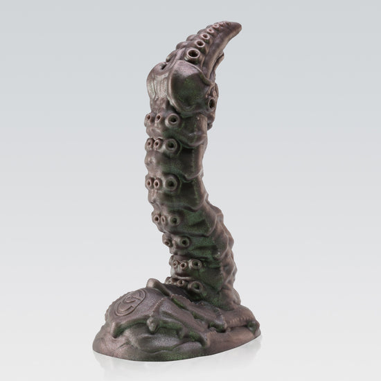 STINGER - ALIEN FANTASY DILDO alien dildo detail image showing fantasy texture, sculpted shape, and body-safe silicone finish