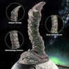 STINGER - ALIEN FANTASY DILDO alien dildo detail image showing fantasy texture, sculpted shape, and body-safe silicone finish
