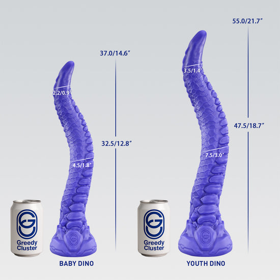 Syrex - DRAGON FANTASY DILDO fantasy dildo detail image showing fantasy texture, sculpted shape, and body-safe silicone finish