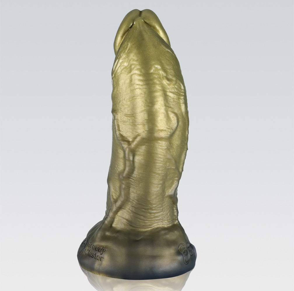 THUG - REALISTIC DILDO realistic dildo detail image showing lifelike texture, veins, shape, and body-safe silicone finish