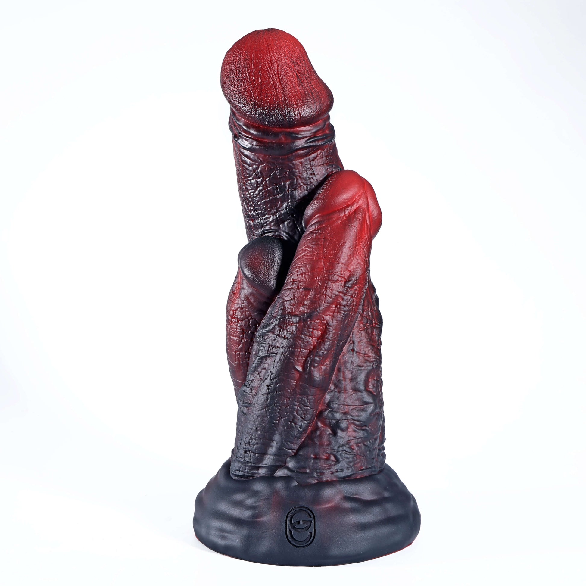 TRIPLE DRAGON - FANTASY DILDO fantasy dildo detail image showing fantasy texture, sculpted shape, and body-safe silicone finish