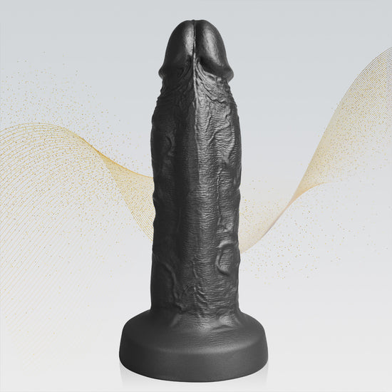 VICTOR - BBG001 REALISTIC DILDO realistic dildo detail image showing lifelike texture, veins, shape, and body-safe silicone finish