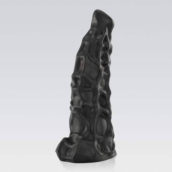 WARRIOR - ALIEN FANTASY DILDO alien dildo detail image showing fantasy texture, sculpted shape, and body-safe silicone finish