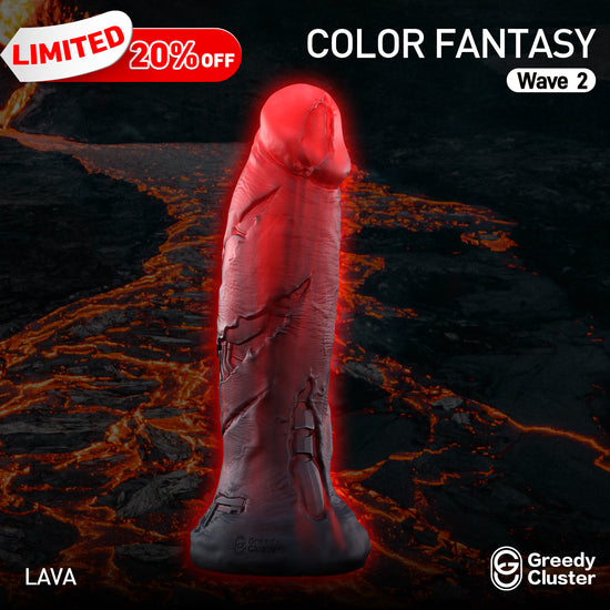 WOLVERINE - ALIEN FANTASY DILDO alien dildo detail image showing fantasy texture, sculpted shape, and body-safe silicone finish